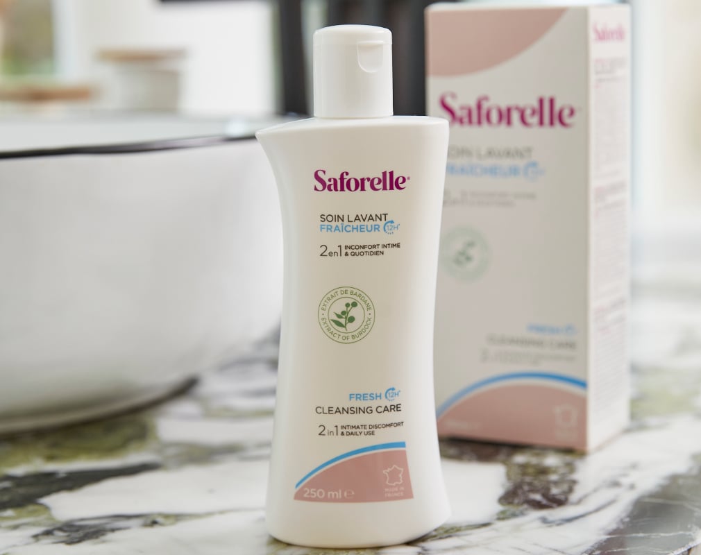 Saforelle frisse wasoplossing voor intieme hygiene Saforelle frisse wasoplossing voor intieme hygiene