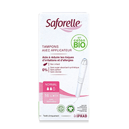 Tampons avec applicateur Coton BIO, , small