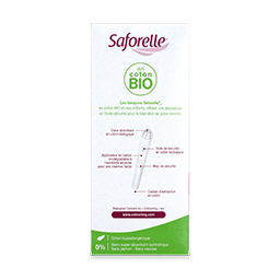Tampons avec applicateur Coton BIO, , small