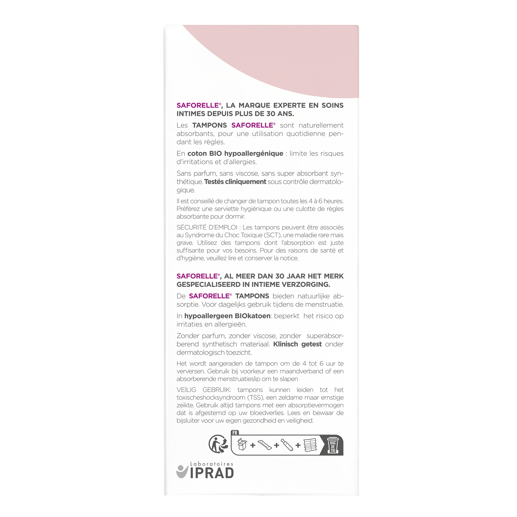 Tampon met inbrenghuls, , medium